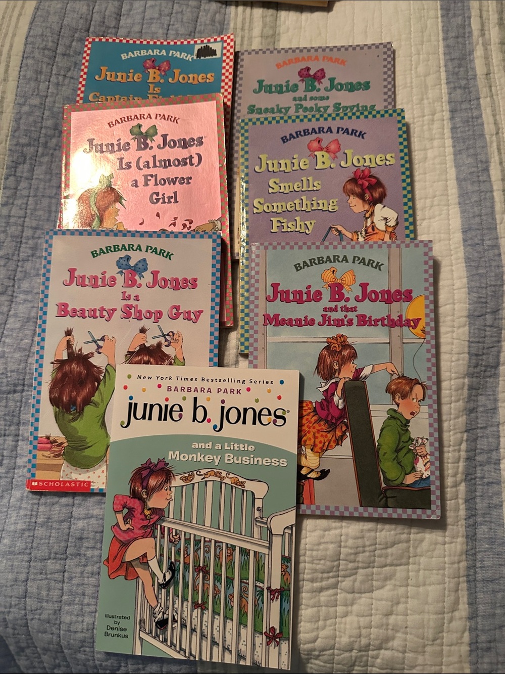 Junie B. Softcover bundle of 7 books Used